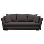 MID.YOU ROZKLÁDACÍ POHOVKA, textil, tmavě hnědá