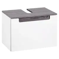 Held SKŘÍŇKA POD UMYVADLO, bílá, barvy stříbrného dubu, bílá, 60/40/35 cm