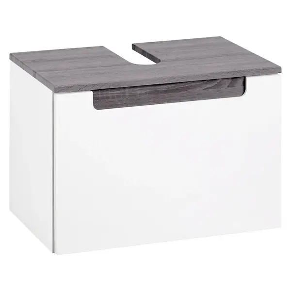 Held SKŘÍŇKA POD UMYVADLO, bílá, barvy stříbrného dubu, bílá, 60/40/35 cm