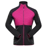 Dámská bunda s merino výplní alpine pro gerla růžová m plus