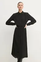 Šaty Calvin Klein černá barva, midi, K20K208088