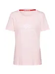 ALPHA INDUSTRIES Tričko  ružová / biela