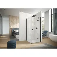 Hüppe Aura Pure bočná zástena k sprchovacím dverám 120 cm AP0205.123.322