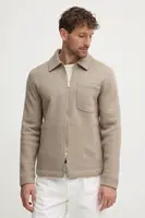 Vlněná košilová bunda Samsoe Samsoe