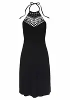 LASCANA Plážové šaty  čierna