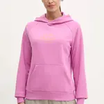 Mikina Helly Hansen dámská, fialová barva, s kapucí, s aplikací, 54239