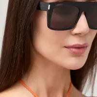 Sluneční brýle Saint Laurent VITTI dámské, černá barva, SL 651