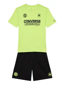 CONVERSE Set  limetová / čierna