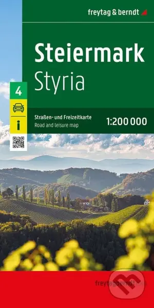 Štýrsko 1:200 000 / automapa + rekreační mapa - -