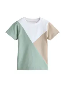 Next Tričko  béžová / mätová / biela