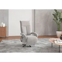 Sit & More KŘESLO, textil, barvy stříbra