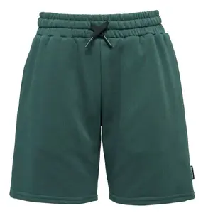 Lewro LUDLOW Pohodlné chlapecké úpletové šortky, tmavě zelená, velikost 128-134