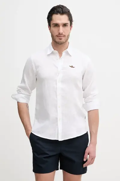 Lněná košile Aeronautica Militare