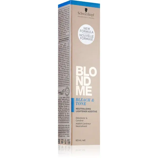 Schwarzkopf Professional Blondme Bleach & Tone zesvětlující a tónovací přísada odstín Ash Additive 60 ml