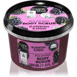 Organic Shop Body Scrub Blackberry & Sugar vyhladzujúci telový peeling 250 ml