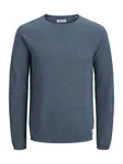 JACK & JONES Sveter 'JJEHill'  modrosivá