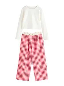 Next Pyžamo  nebielená / červená