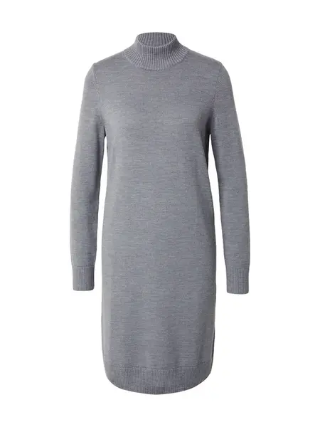 BOSS Pletené šaty 'C_Fabellan'  strieborná