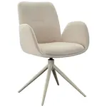 Lomoco ŽIDLE S PODRUČKAMI, železo, mikrovlákno, béžová