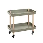 SERVÍROVACÍ VOZÍK, zelená, přírodní barvy, barvy buku, 50/30/47 cm