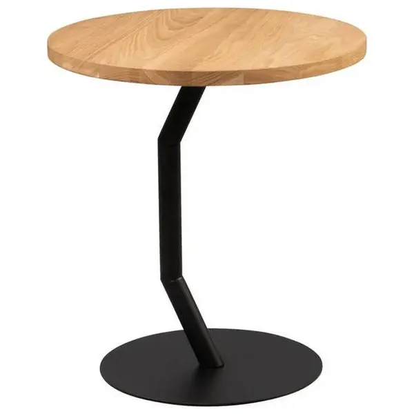 ODKLÁDACÍ STOLEK, divoký dub, černá, divoký dub