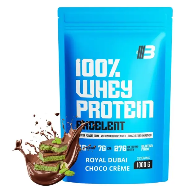 Excelent 100% Whey Proteín - Dubajská čokoláda od BODY NUTRITION - 1000g