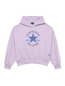 CONVERSE Mikina  námornícka modrá / orgovánová