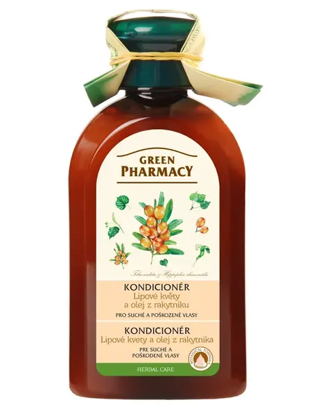 Kondicionér pro suché a poškozené vlasy s rakytníkovým olejem Green Pharmacy - 300 ml