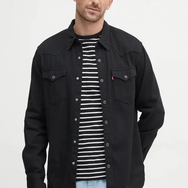 Džínová košile Levi's 85744.0002-Blacks
