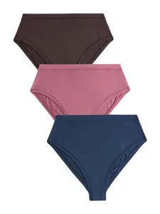 Next Nohavičky 'Ultimate Comfort'  námornícka modrá / čokoládová / staroružová