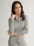 4TAILORS Tričko 'Cheeky'  sivá