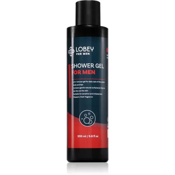Lobey For Men sprchový gel pro muže 2 v 1 200 ml