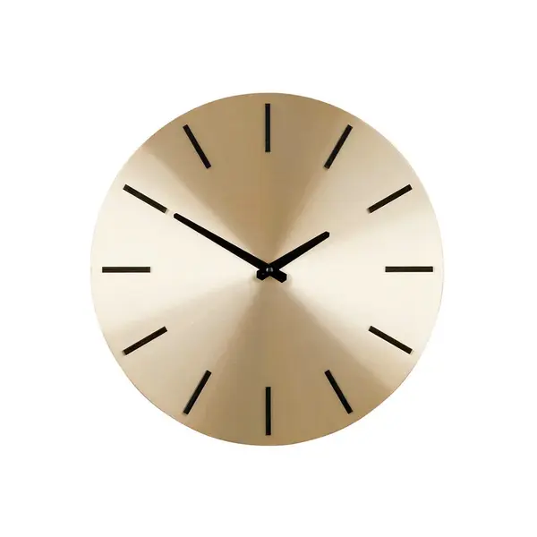NÁSTĚNNÉ HODINY barvy zlata 35,5 cm