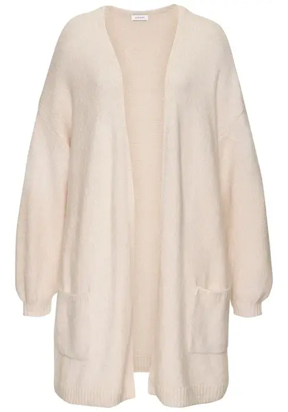 VIVANCE Kardigán  svetlobéžová