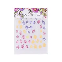 3D Flower Nail Art Sticker Decals