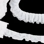 2 Styles Polyester & Chinlon Flower Ribbon