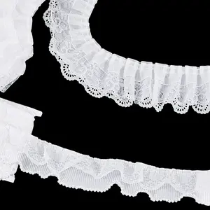 2 Styles Polyester & Chinlon Flower Ribbon