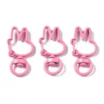 Spray Painted Eco-Friendly Alloy Swivel Snap Hooks Clasps