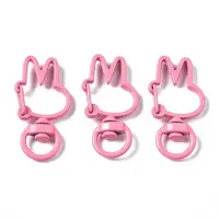 Spray Painted Eco-Friendly Alloy Swivel Snap Hooks Clasps