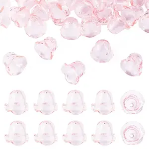 30Pcs Acrylic Bead Caps for Wind Chimes Making