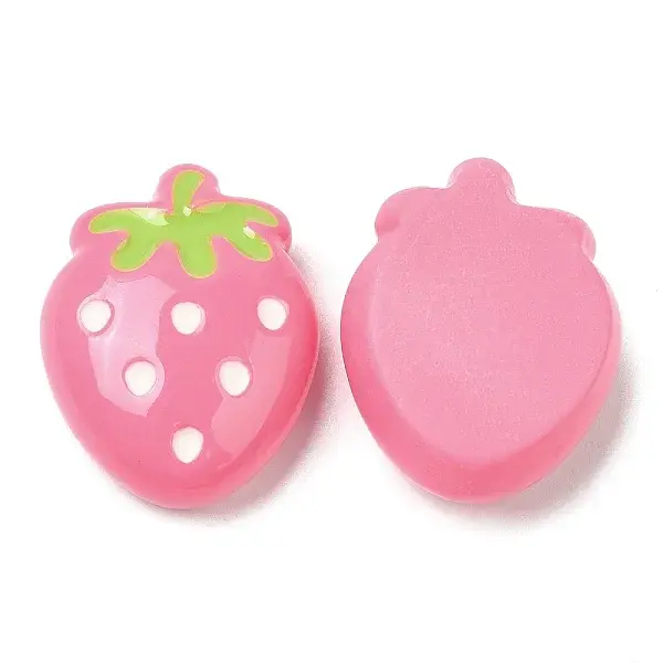 Opaque Resin Fruit Cabochons