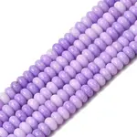 Cracked Opaque Glass Beads Strand