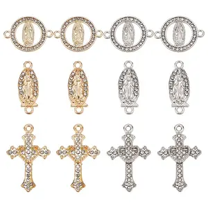 60PCS 6Style Alloy Pendants