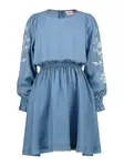 VINGINO Šaty 'Pip'  modrá denim / biela