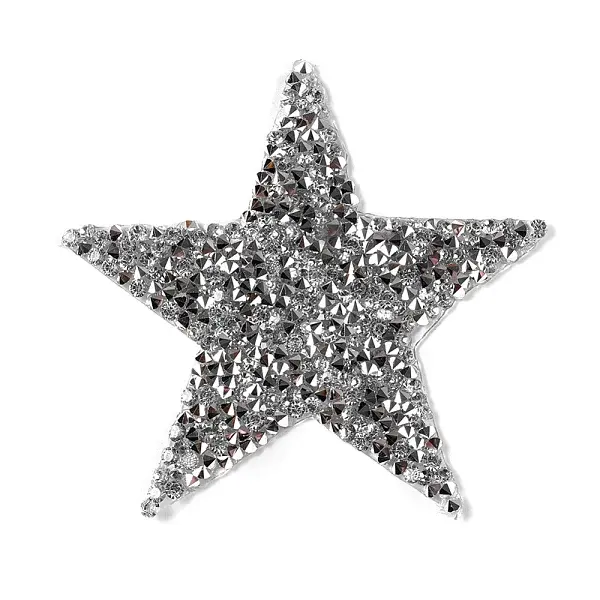 Glitter Hotfix Acrylic Rhinestone