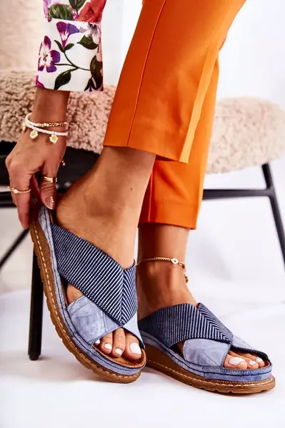 Kožené profily šľapky Maciejka