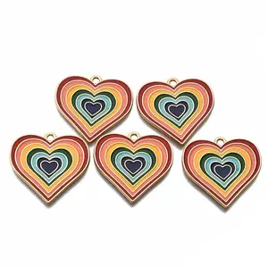 Alloy Enamel Pendants