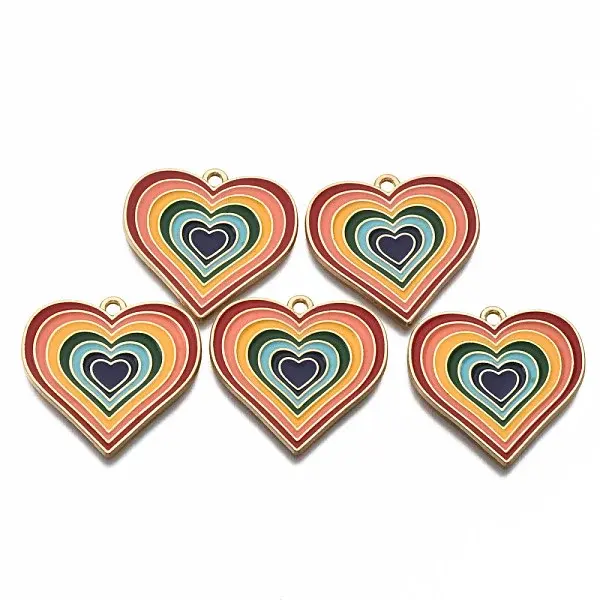 Alloy Enamel Pendants