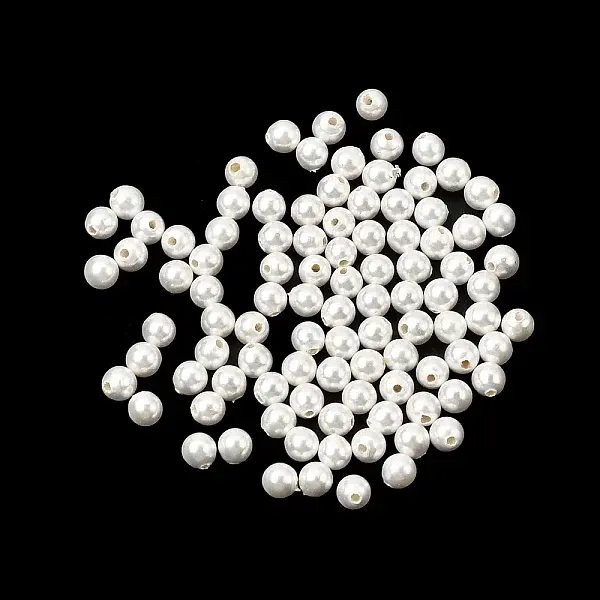 Electroplated Shell Pearl Beads