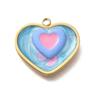 304 Stainless Steel Enamel Pendants